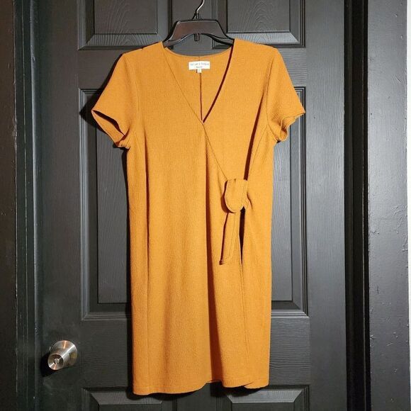 Madewell Texture & Thread Short-Sleeve Side-Tie Dress - Picture 5 of 11